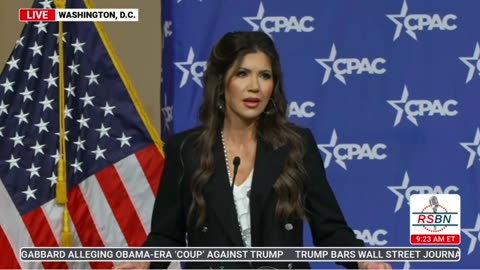 CPAC KRISTI NOEM - SECRETARY OF HOMELAND SECURITY...