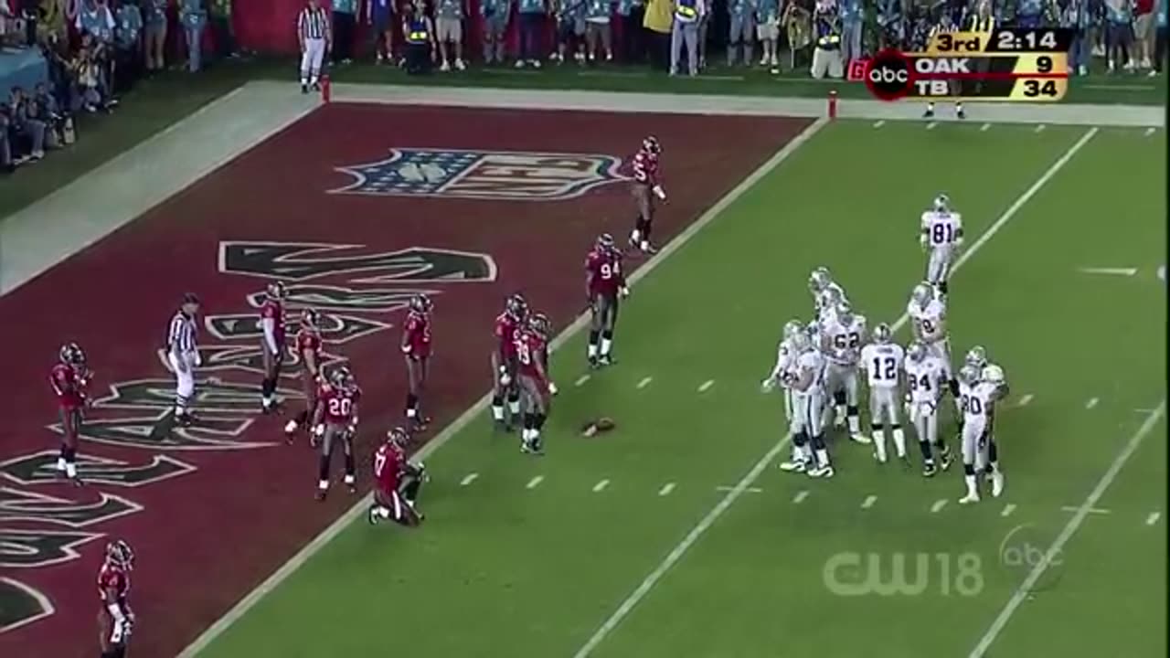 Super bowl # 37, Tampa Bay Buccaneers vs Oakland Raiders, January 26, 2003