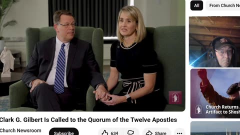 News Latter Day Saint Apostle - Clark G Gilbert - From Church News Room - 2-12-26