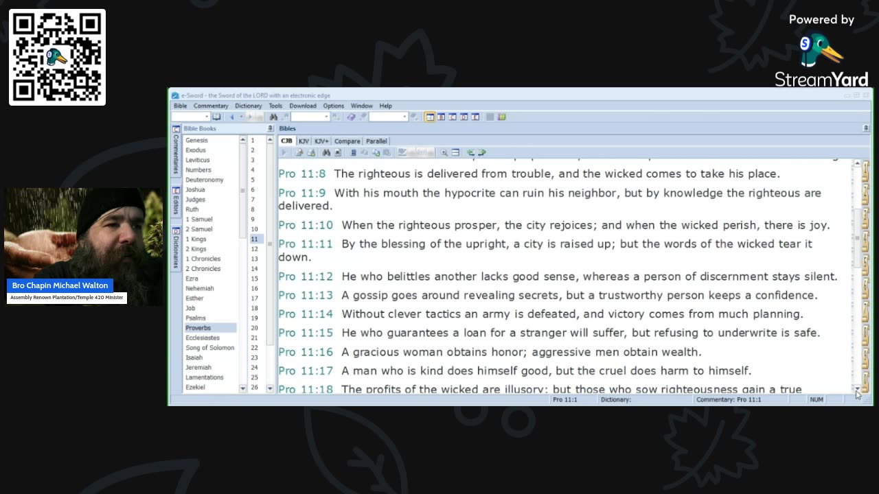 Temple 420 Bible Study - Proverbs 8-14