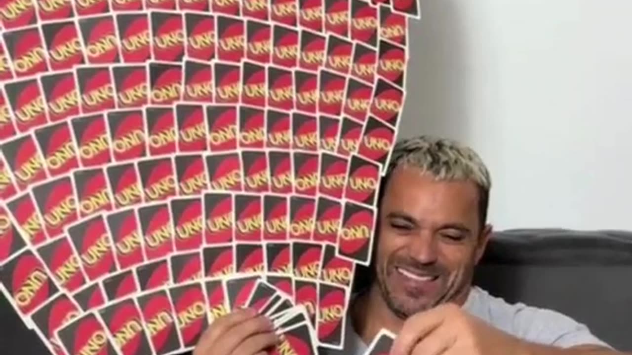 That feeling when you think you're about to drop some cards in UNO, but then... BOOM 😂🎮