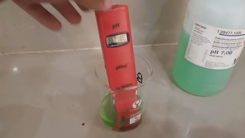 Calibration of portable pH meter|HANNA Pocket pH tester