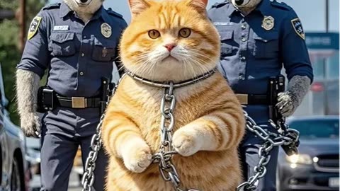 A Cat Arrest By the Police ।। Comedy।।#shorts #shortfeeds #rumbleshorts #viral #trending