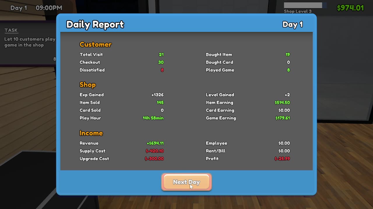 Card shop simulator Prologue