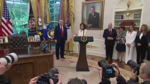 JEANINE PIRRO turns AWKWARD MOMENT into GOLD while TRUMP takes the spotlight