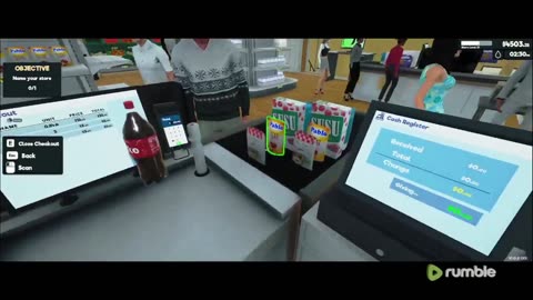 (Run to 100 follows! ) CHILL STREAM 6: Super market sim