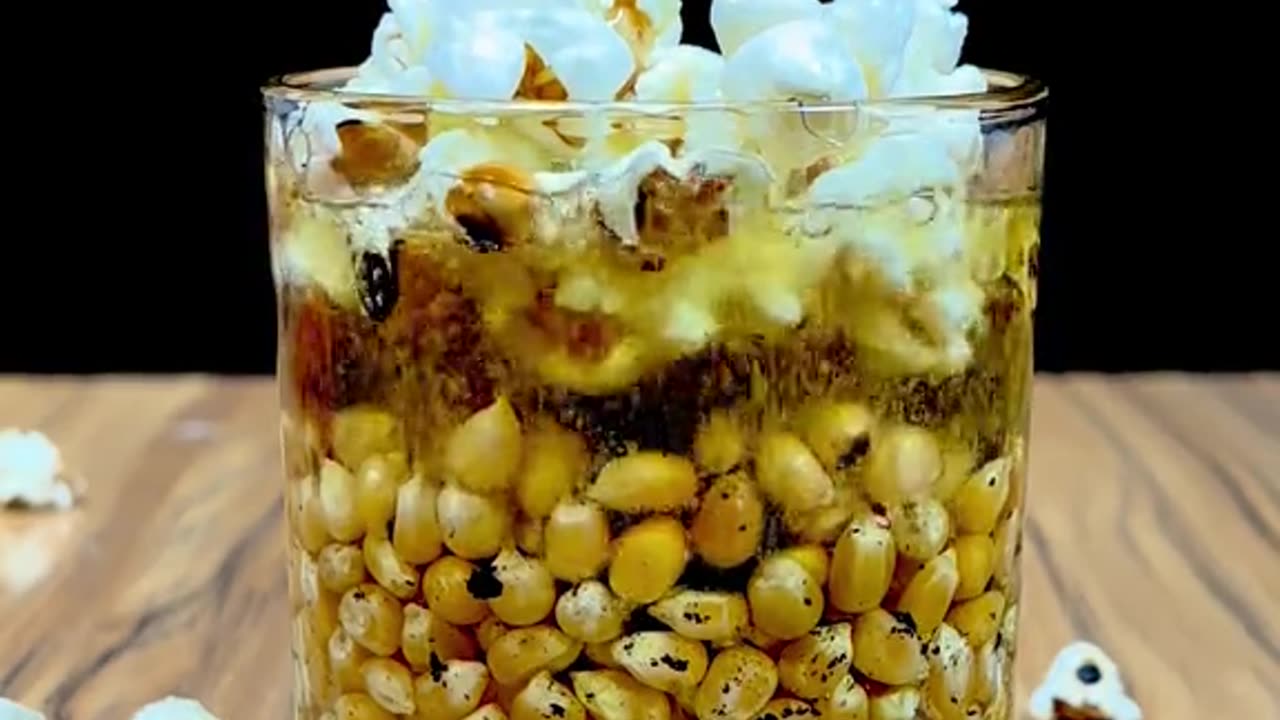 Making Popcorn with Hot Fire Balls