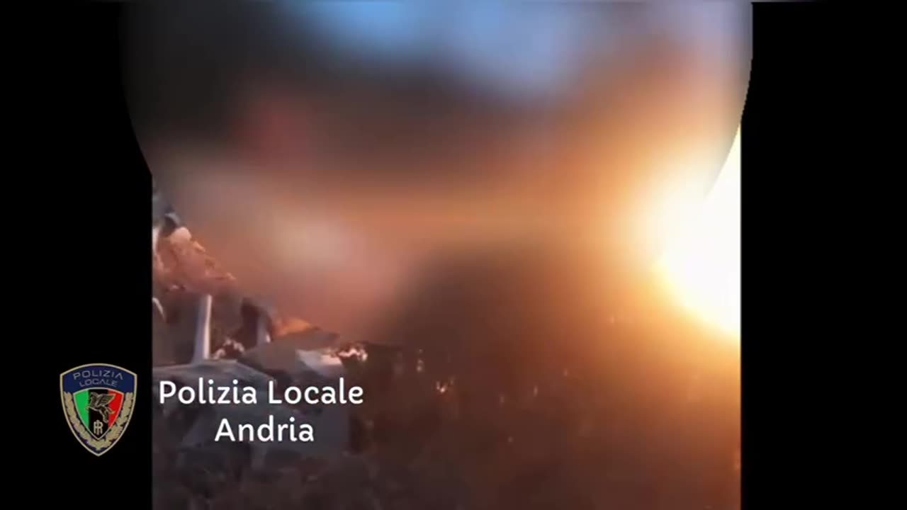 Andria: rifiuti bruciati in via Vecchia Barletta, la Polizia Locale individua i responsabili -