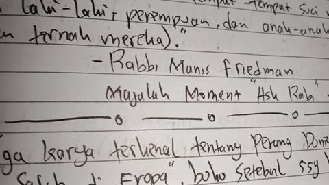 Dia Rabbi, Tapi Bicara Ini? Semua Orang Kaget!