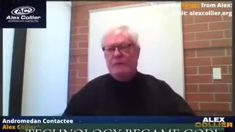 Alex Collier explains the god of technology and earth's tilt
