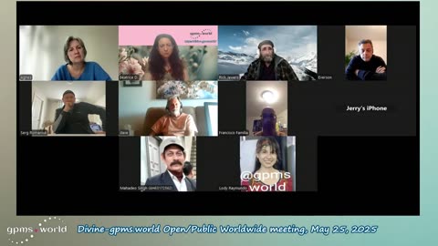 Divine-gpms.world Open_Public Worldwide meeting, May 25, 2025