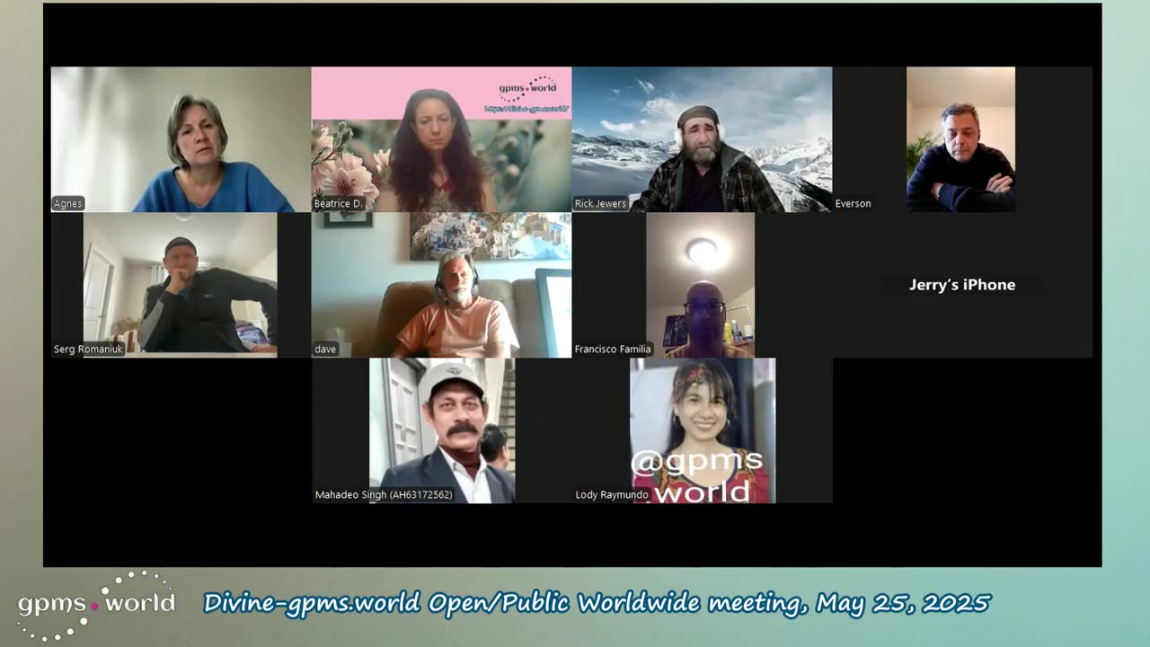 Divine-gpms.world Open_Public Worldwide meeting, May 25, 2025