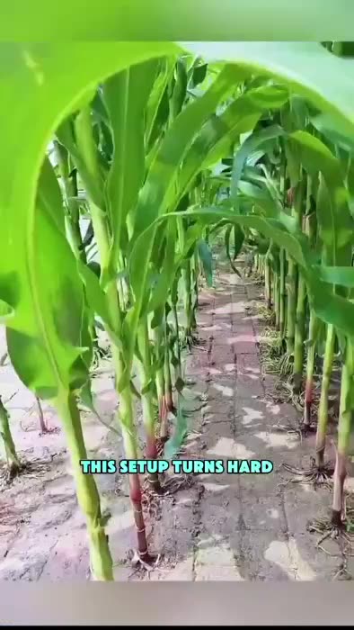 You can grow your food everywhere, even between bricks and rocks