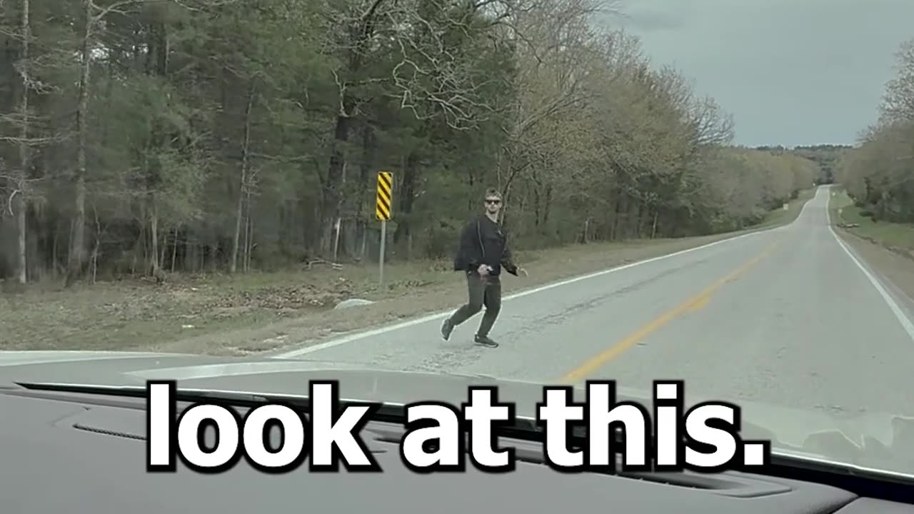 What's this guy doing