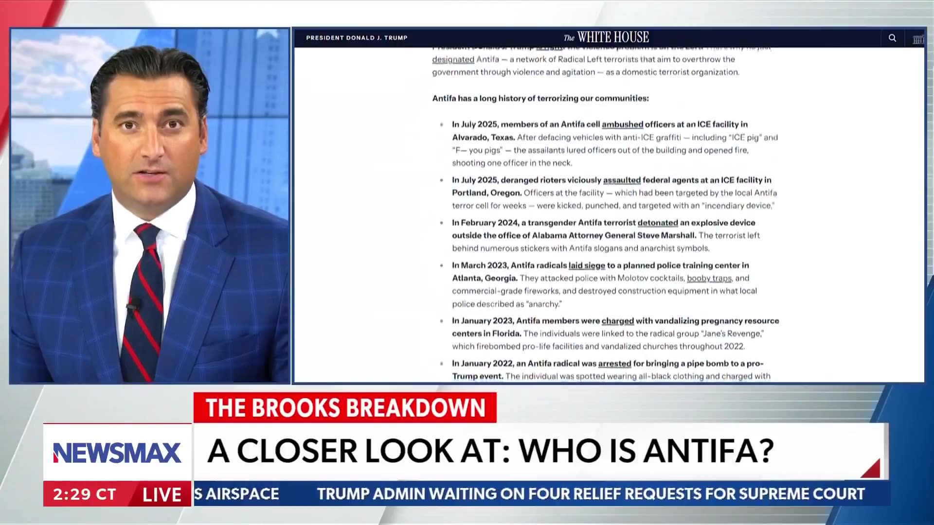 Bob Brooks takes a closer look at Antifa criminal events