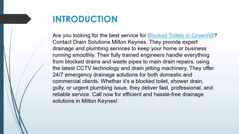 Best service for Blocked Toilets in Crownhill