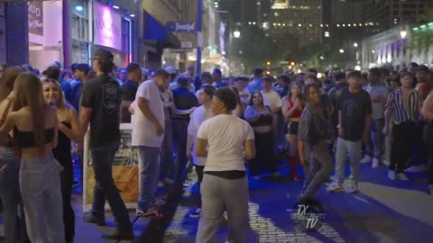 Fight Breaks Out on 6th Street in Austin, TX – April 26, 2025