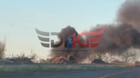 🚁💥 Ukraine Russia War | UAV Attack Consequences on Horlivka-Yasynuvata Highway | RCF