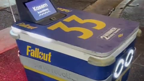 Delivery Robot Freezes at Crosswalk—Hollywood Walk of Fame Holiday Drama!
