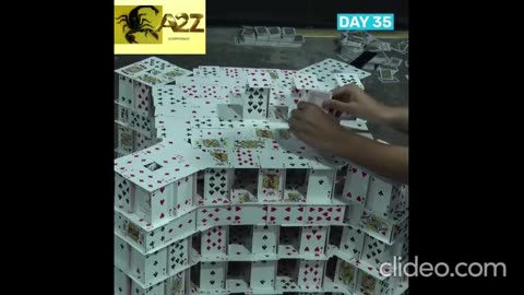 Largest playing card structure....