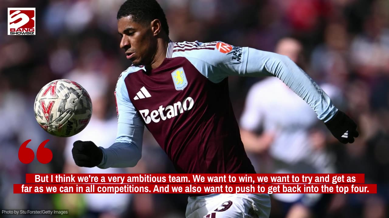 Marcus Rashford happy with his steady progress after scoring first Aston Villa goals