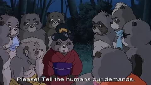 [ENG SUB] Pom Poko CANTONESE DUB 《百变狸猫》 1994