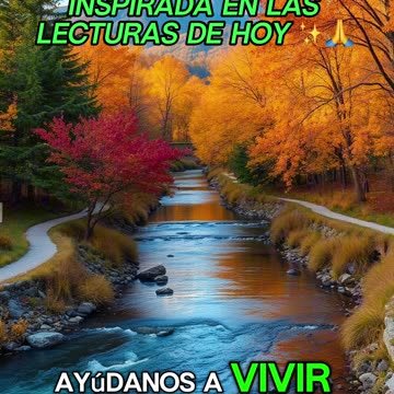 🙏✨Oración Inspirada en las Lecturas de Hoy ✨🙏