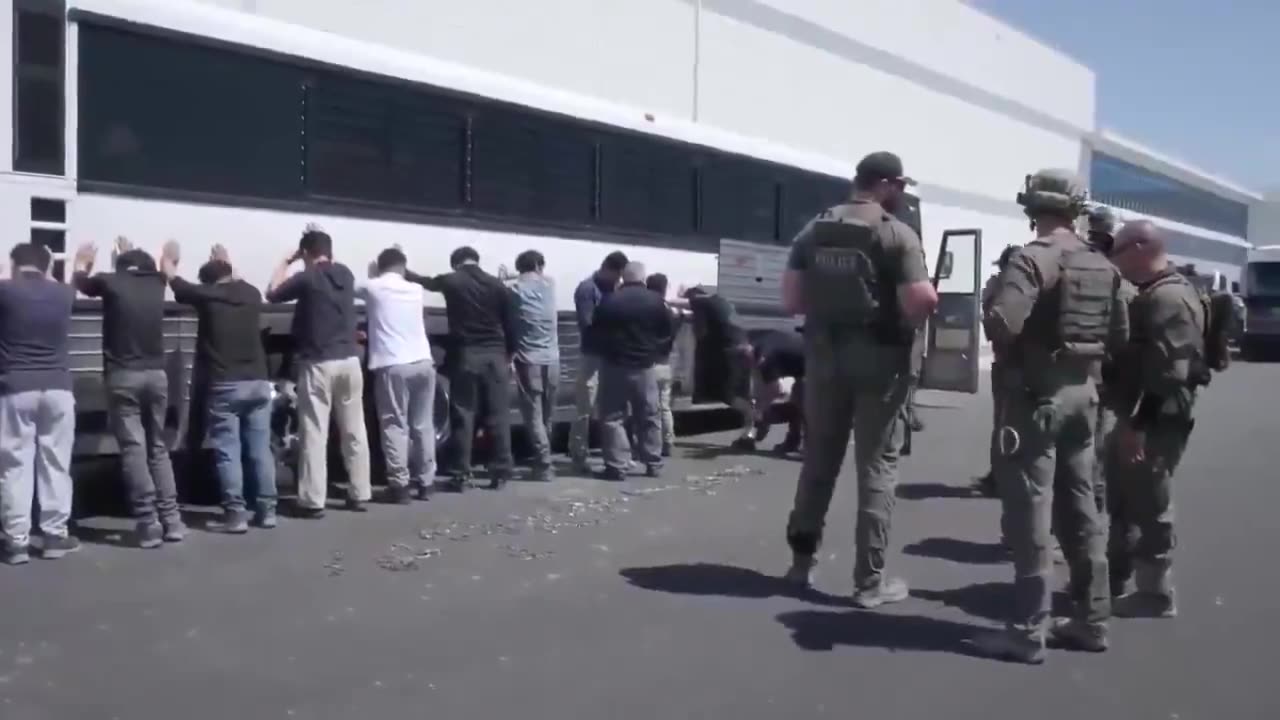 ICE footage from Hyundai plant raid