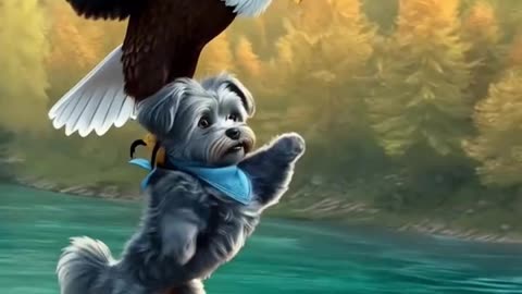 Chewy and the brave duck | heartwarming tale of friendship