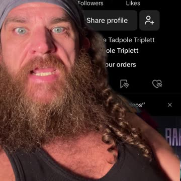 TikTok famous #TikTokFamous #TikTok #Famous #thousandFollowers #Thankyou #TadpoleTriplett #Comedian