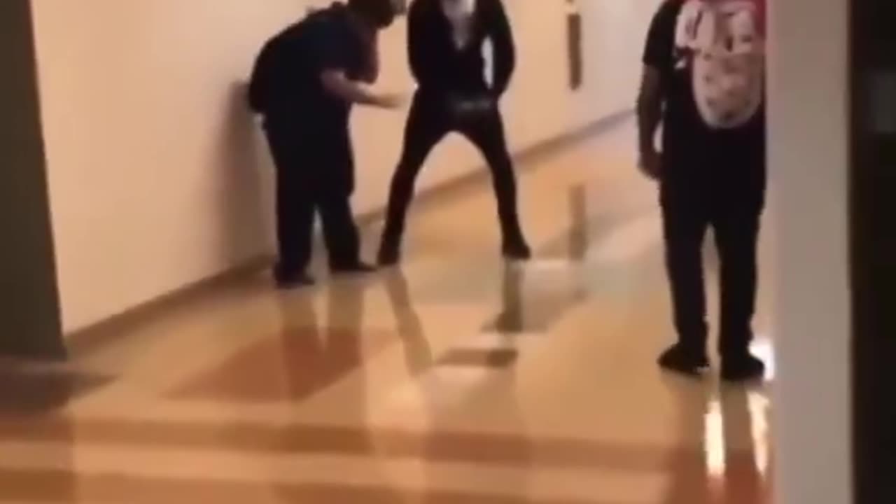 Black Thug Beats Up Retarded Kid At School