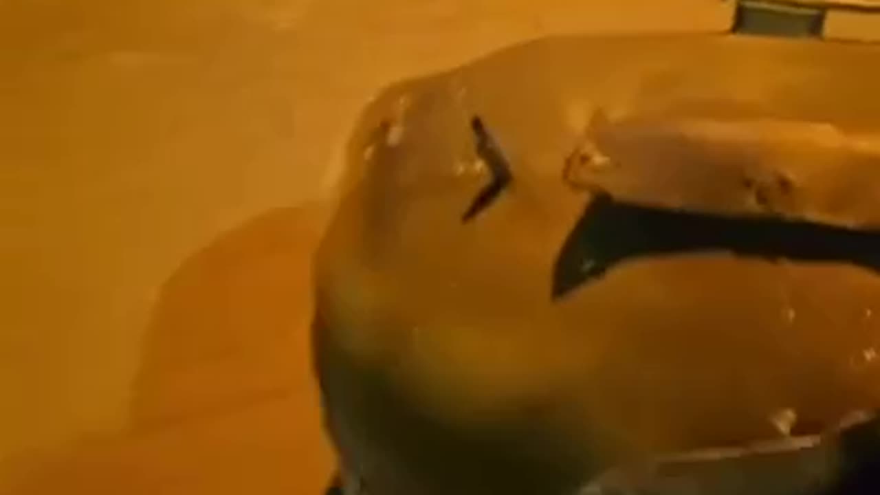 Fragments of an interceptor that fell in the north