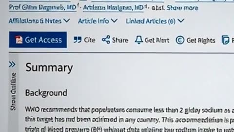 Salt and Blood Pressure Study: 500,000 Patients Prove More Salt is Better