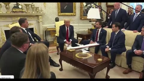 President Trump Meets With NATO Secretary General, Mark Rutte, July 14, 2025
