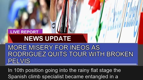 More Misery for Ineos as Rodriguez Quits Tour with