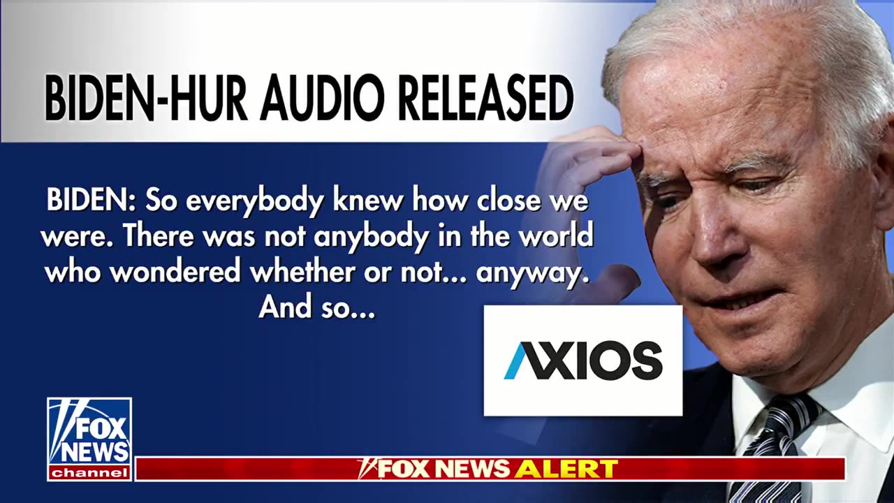 Jesse Watters · Special Counsel Robert Hur audio just dropped… And WOW‼️
