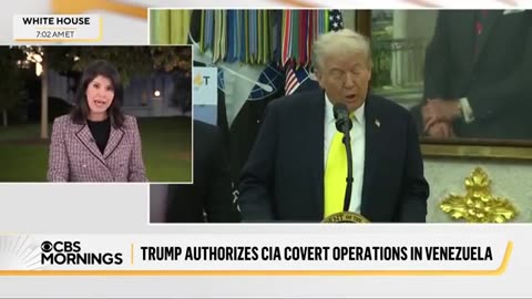 Trump explains why he authorized covert CIA operations in Venezuela