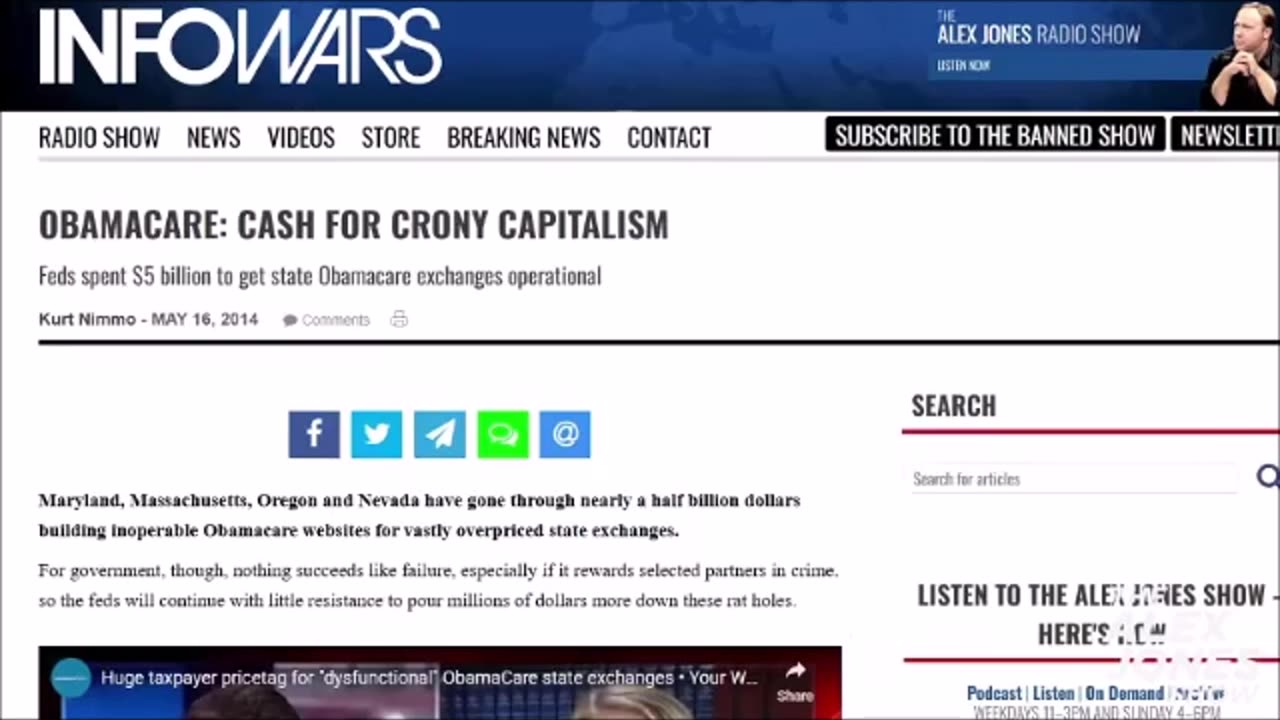 Browne Report - The Obamacare Lie Comes To A Head