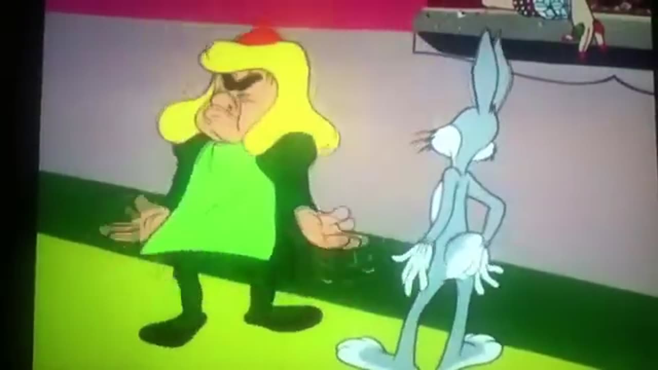 Flat Earth in Cartoons (Bugs Bunny)