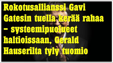 Rokotusallianssi Gavi Gatesin tuella keräämässä rahaa