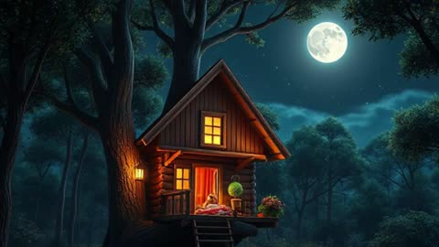 Night’s Gentle Embrace – Soothing Summer Lullaby with Soft Female Voice