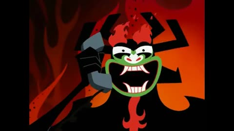 Aku orders Pizza from the Krusty Krab