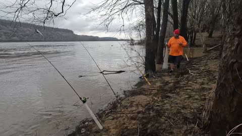Fishing at the end of Mill Creek!