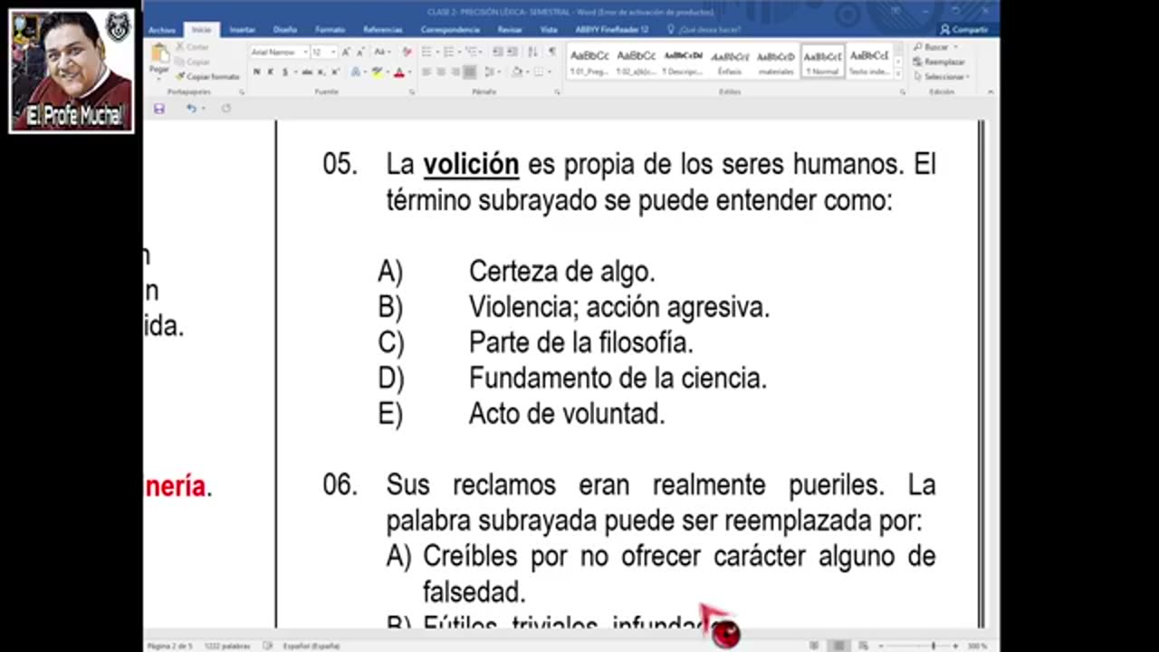 EXCLUSIVA UNI SEMESTRAL | Semana 02 | RV