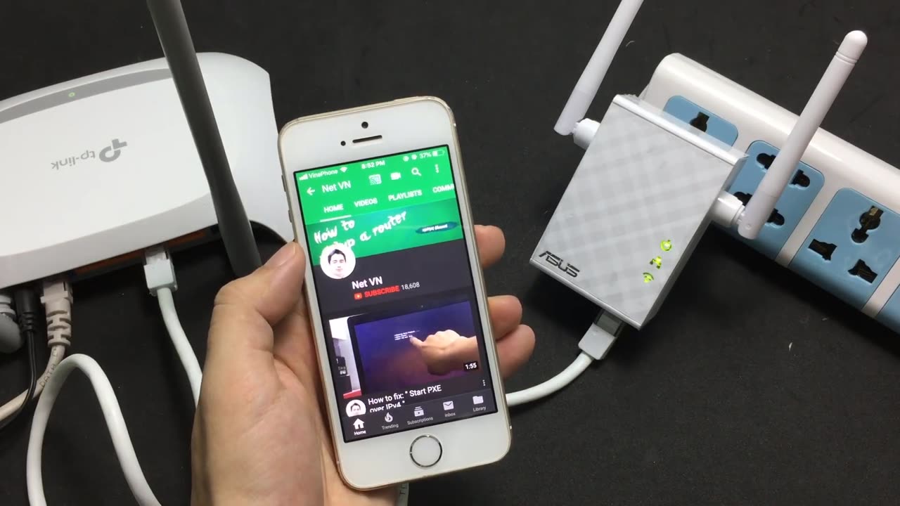 ASUS How to use LAN port of Asus Wi-Fi extender ( RT-N12 ) NETVN