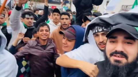 The religion of peace, love and tolerance. It seems that those with the headband are ready