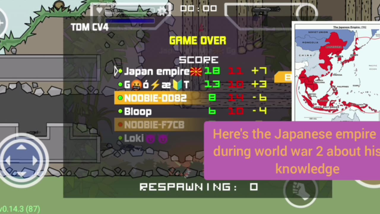 MiniMilitia Japanese pro player