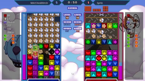 Panel Attack 2-Player Casual (12-10-2025): MArt1And00m3r vs. Spritz