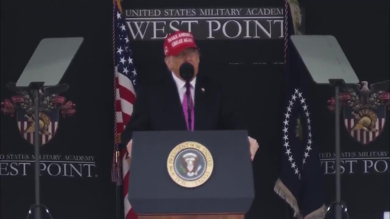 Trump Touts Return To Merit-Based Systems In West Point Commencement Speech