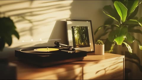 Old Turntable Story 🎶 Guitar Lofi Café Music | Easy Listening BGM | Ver.8